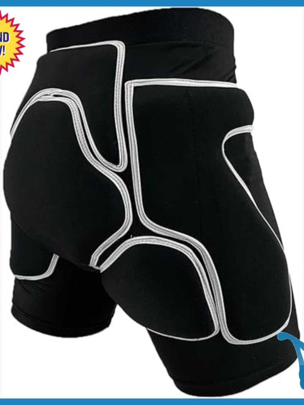 Padded Compression Shorts for Snowboard Basketball Cycling Impact Protection